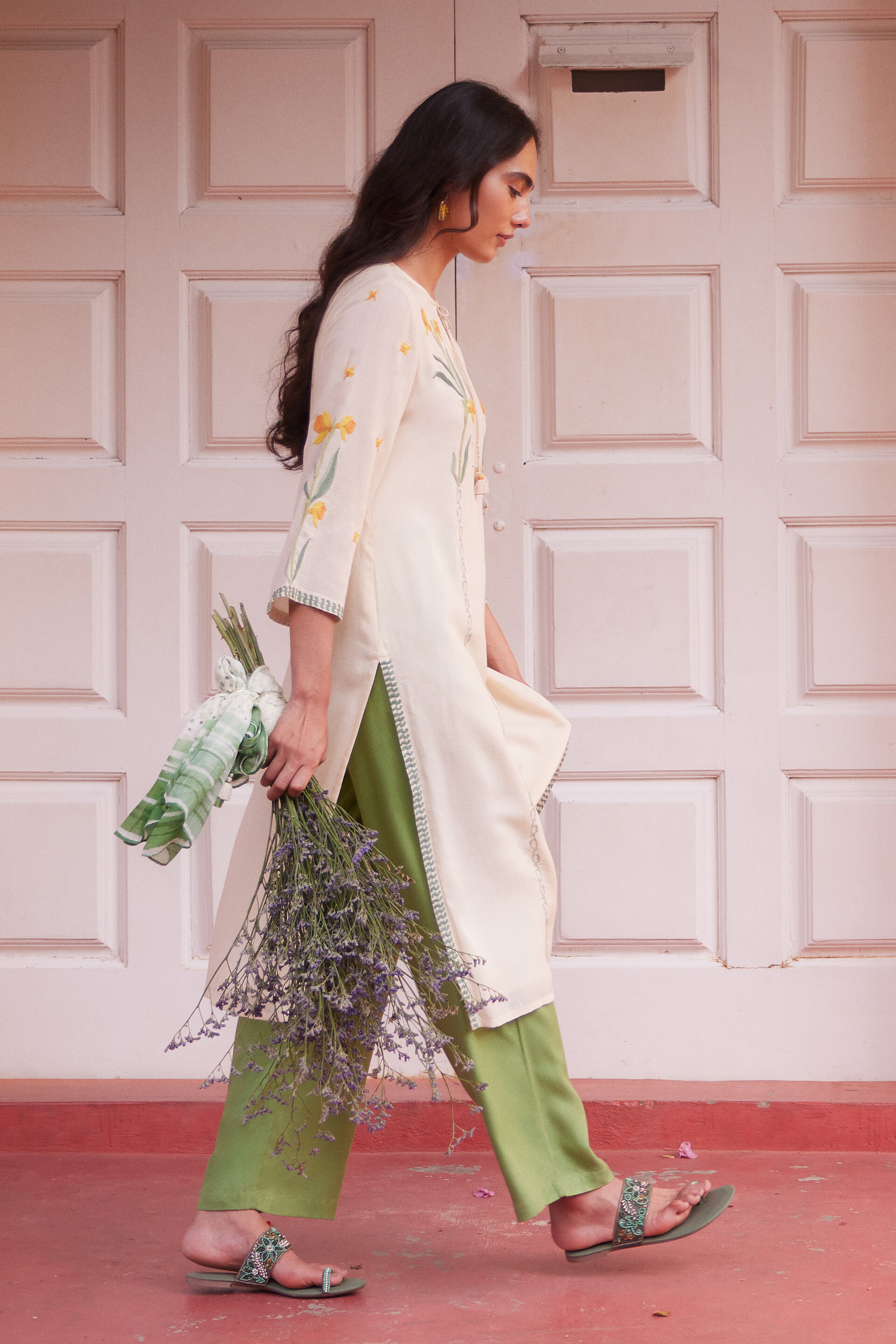 Gulon Sa Kurta, Off White, image 5